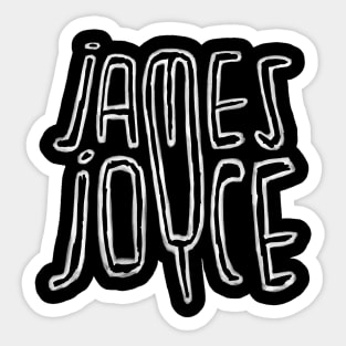 Irish writer, James Joyce Sticker